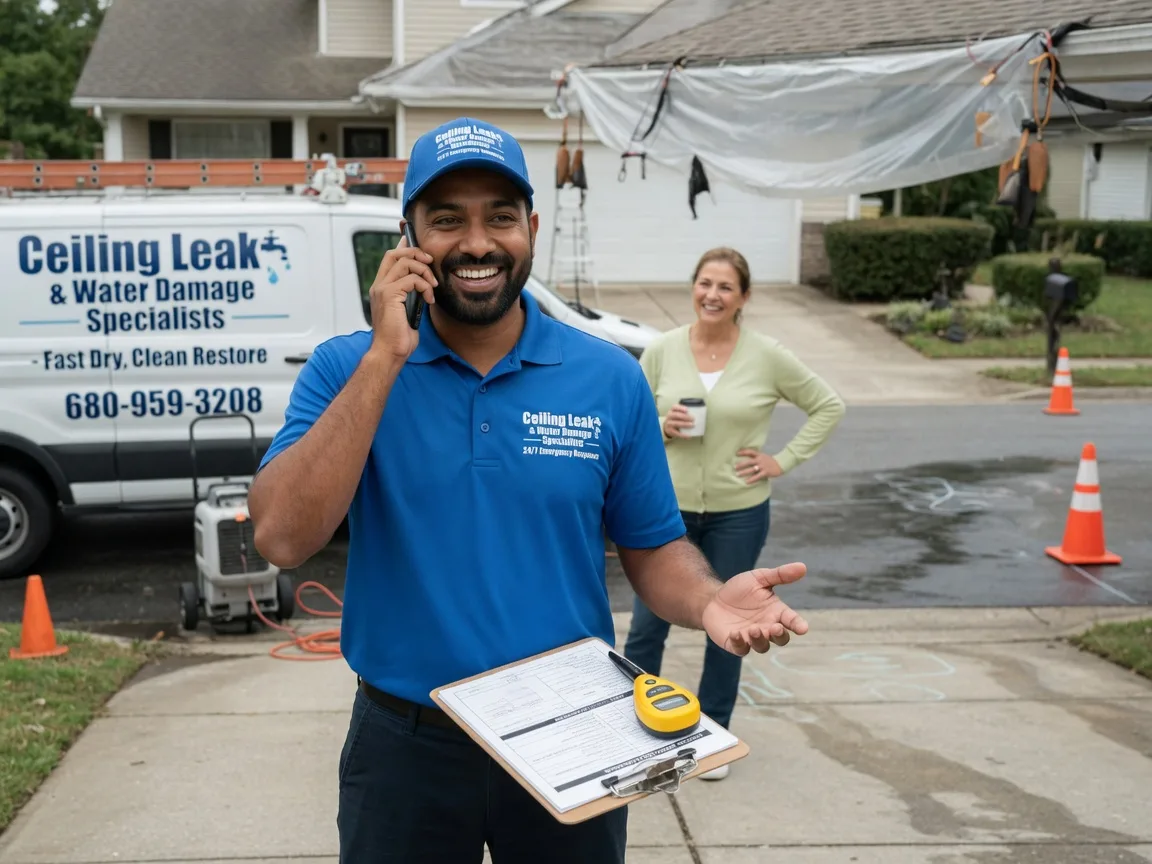 Ceiling Leak Cleanup Rhine, GA FAQs